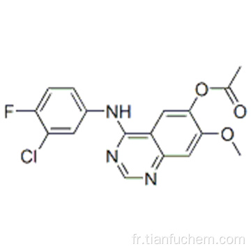 Acétate de 4- (3-chloro-4-fluorophénylamino) -7-méthoxyquinazoline-6-yle CAS 788136-89-0